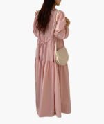 Women's Loose Solid Color Dress A1