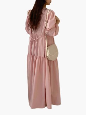 Women’S Loose Solid Color Dress 1